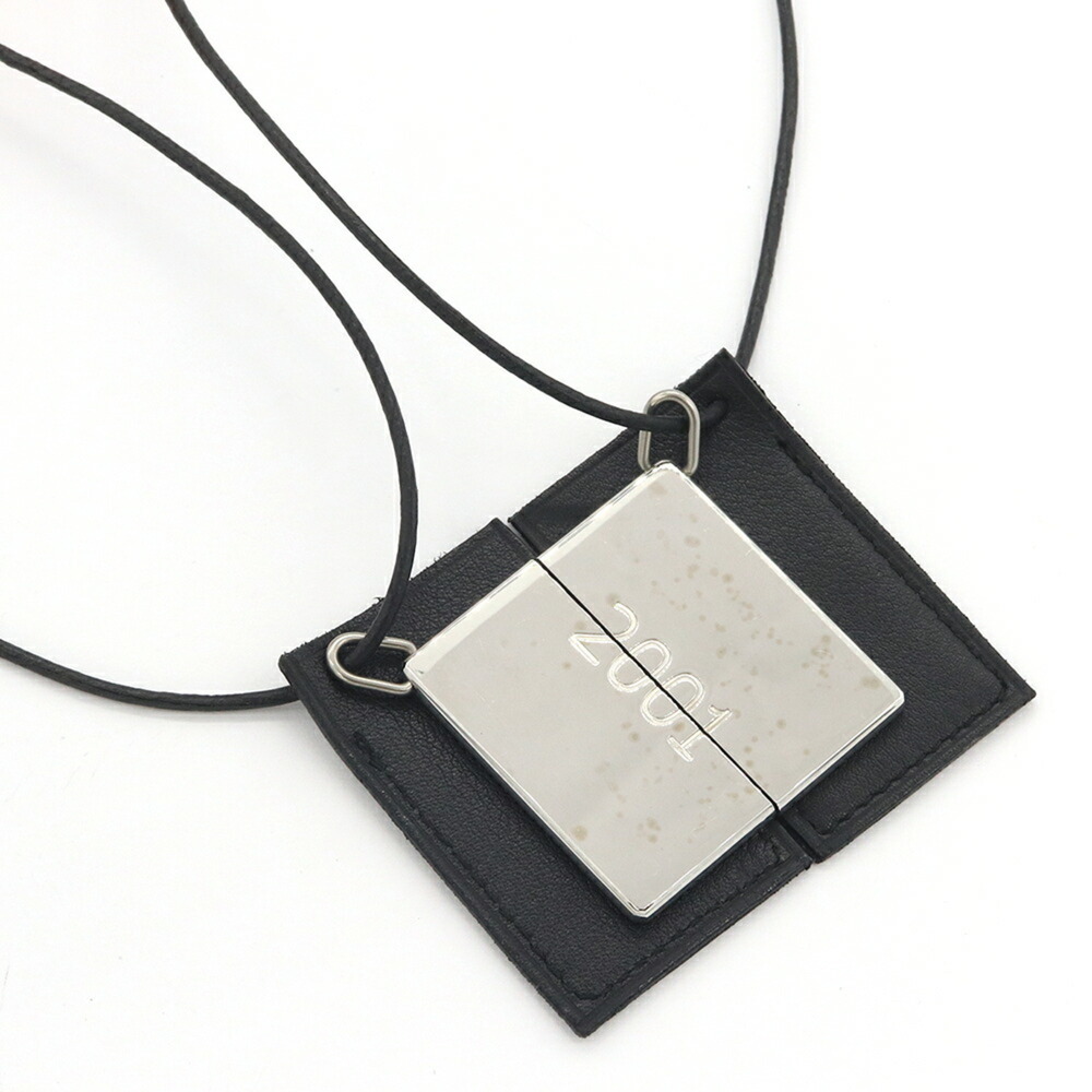 HERMES Leather Necklace